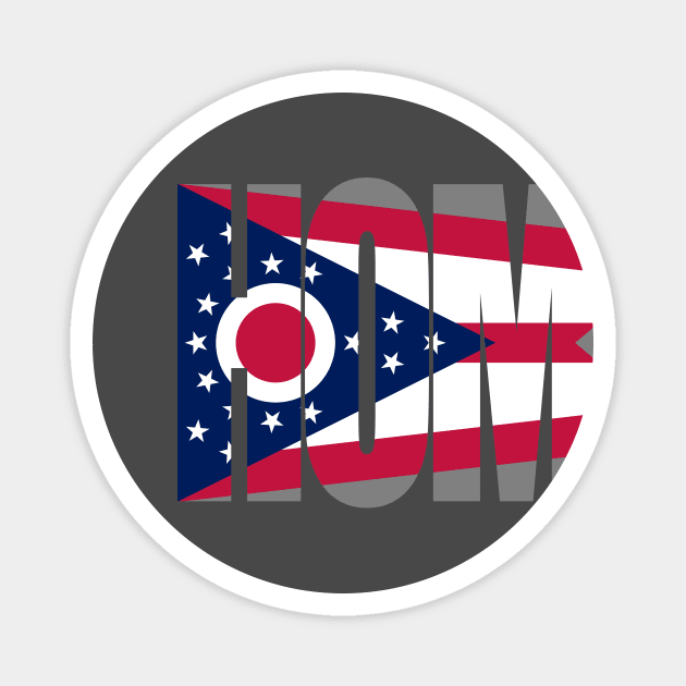 Ohio Home - State Flag Magnet by DonDota